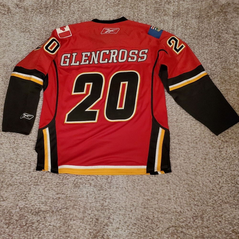 NHL Reebok Curtis Glencross Calgary Flames Home Premier Jersey - Picture 3 of 10